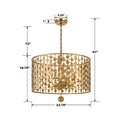 CRYSTORAMA, LAYLA CHANDELIER, CHANDELIER LIGHT