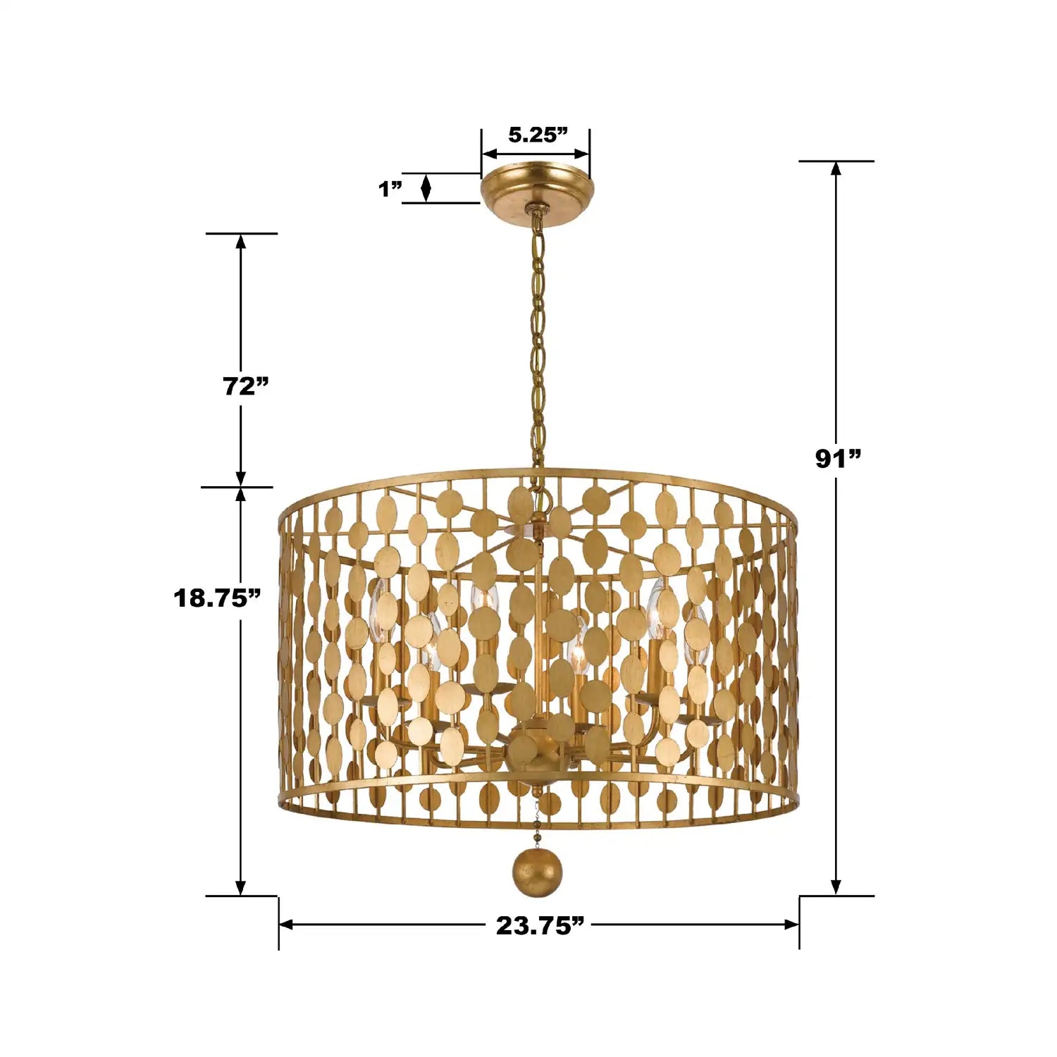 CRYSTORAMA, LAYLA CHANDELIER, CHANDELIER LIGHT