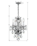 CRYSTORAMA, TRADITIONAL CRYSTAL CHANDELIER, CHANDELIER LIGHT