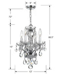 CRYSTORAMA, WELTON CHANDELIER, CHANDELIER LIGHT