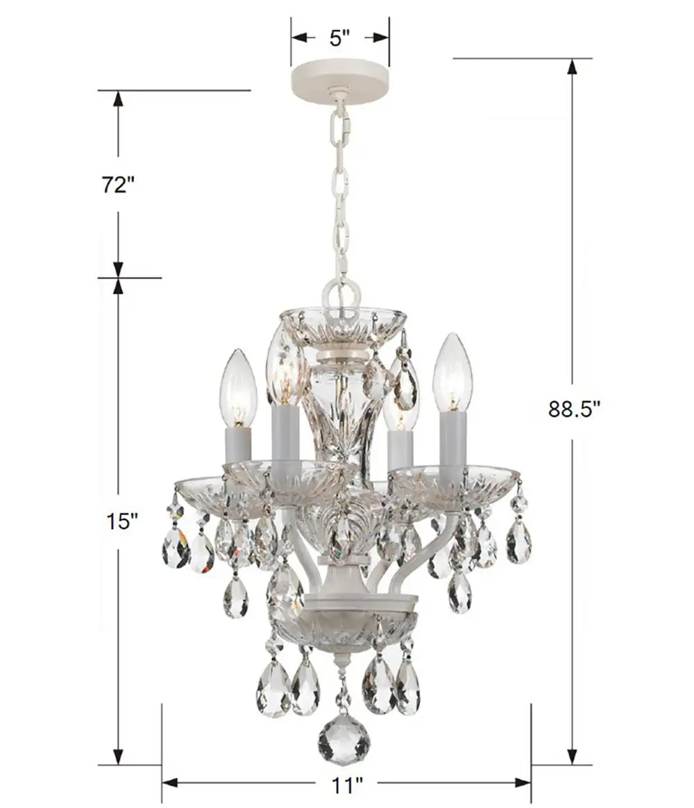 CRYSTORAMA, TRADITIONAL CRYSTAL WET CHANDELIER, CHANDELIER LIGHT