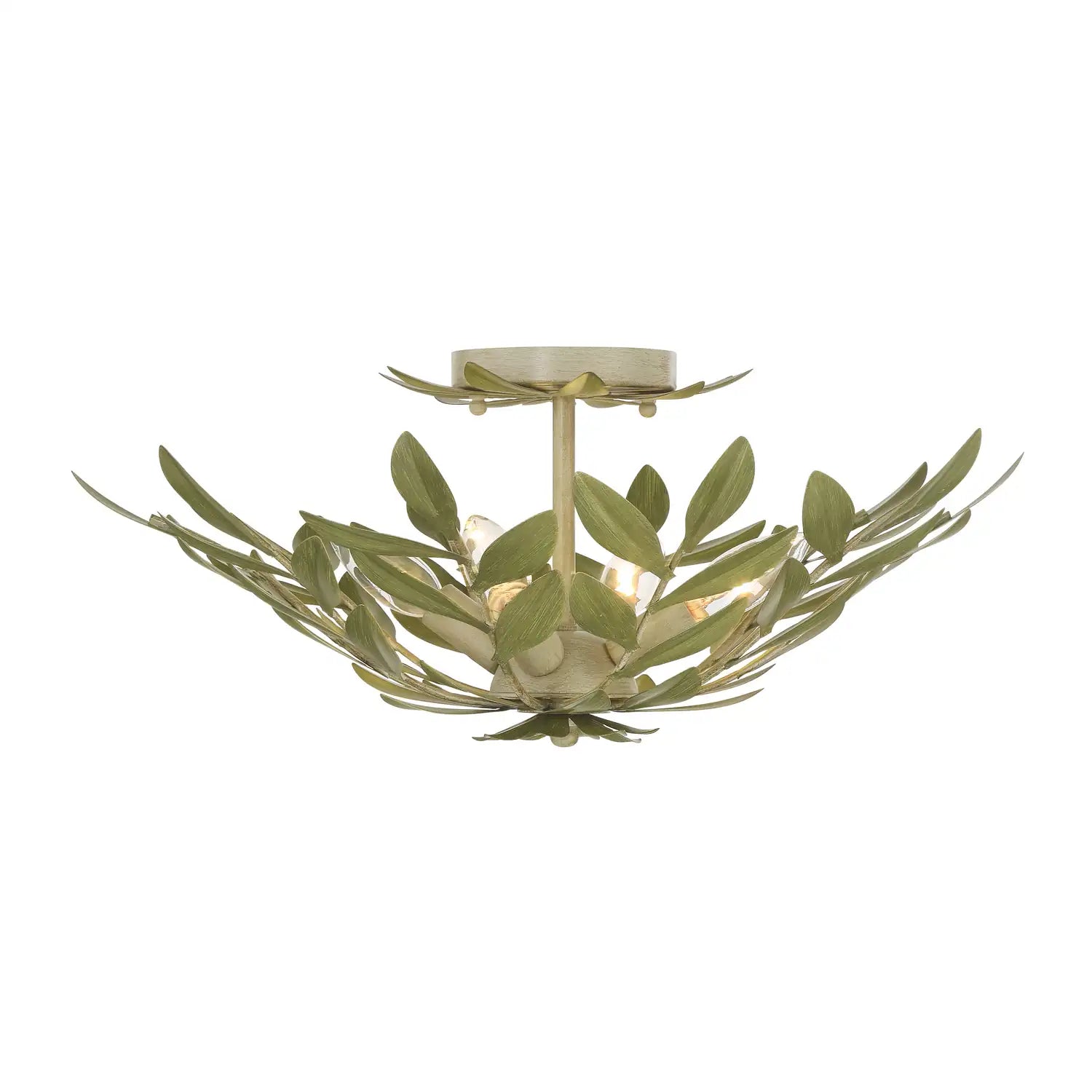 CRYSTORAMA, BROCHE SEMI FLUSH MOUNT, FLUSH MOUNT CEILING LIGHTS