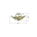CRYSTORAMA, BROCHE SEMI FLUSH MOUNT, FLUSH MOUNT CEILING LIGHTS