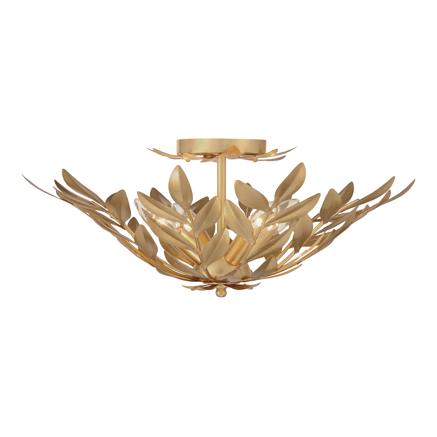 CRYSTORAMA, BROCHE SEMI FLUSH MOUNT, FLUSH MOUNT CEILING LIGHTS 