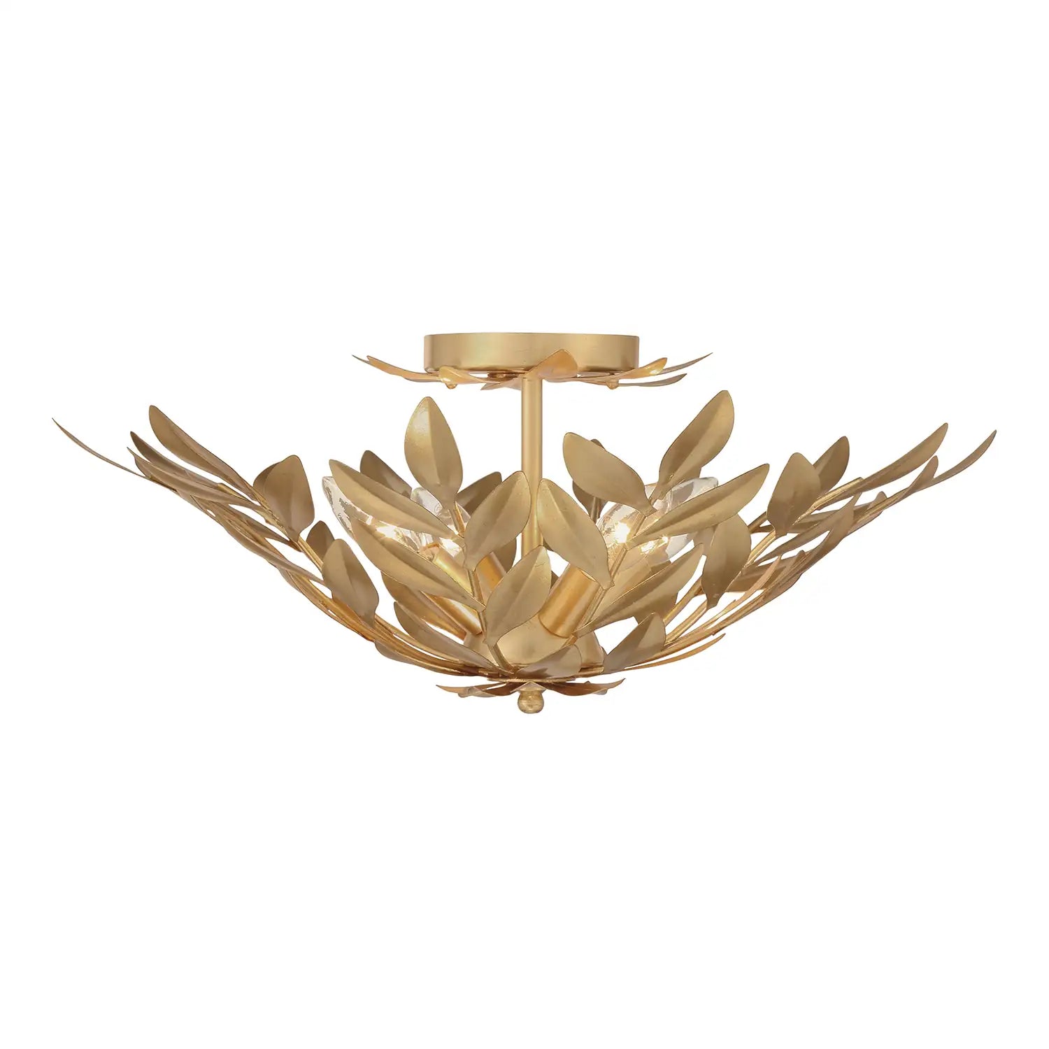 CRYSTORAMA, BROCHE SEMI FLUSH MOUNT, FLUSH MOUNT CEILING LIGHTS