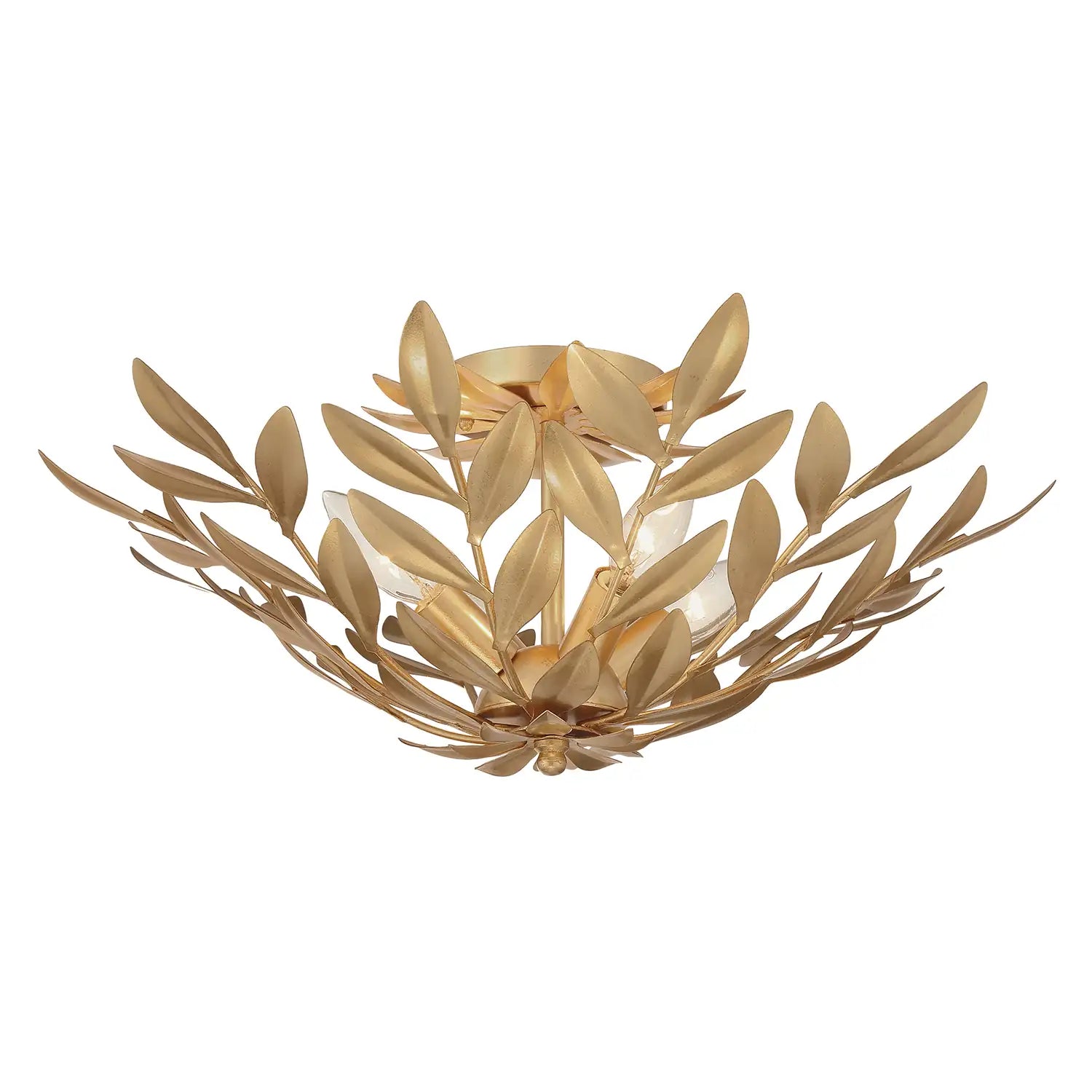 CRYSTORAMA, BROCHE SEMI FLUSH MOUNT, FLUSH MOUNT CEILING LIGHTS