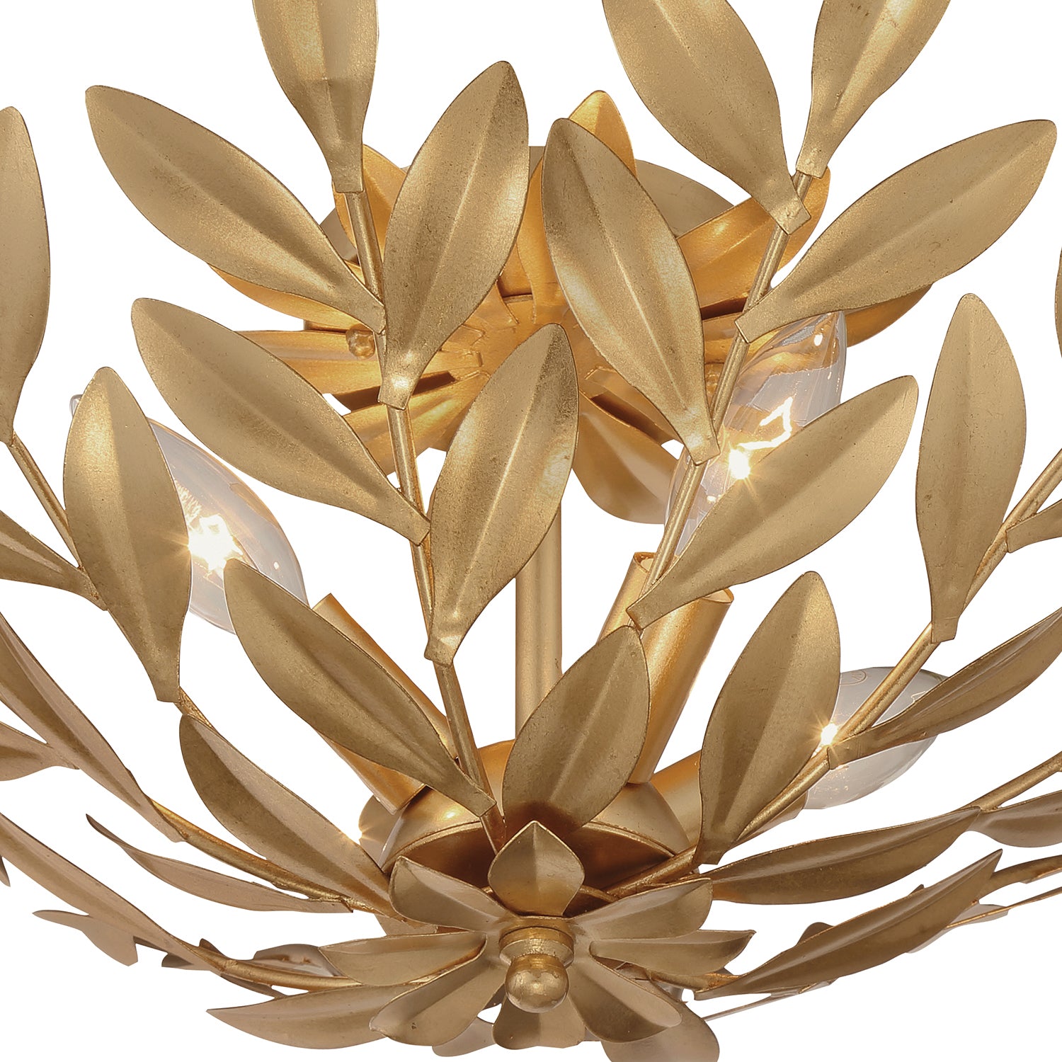 CRYSTORAMA, BROCHE SEMI FLUSH MOUNT, FLUSH MOUNT CEILING LIGHTS 