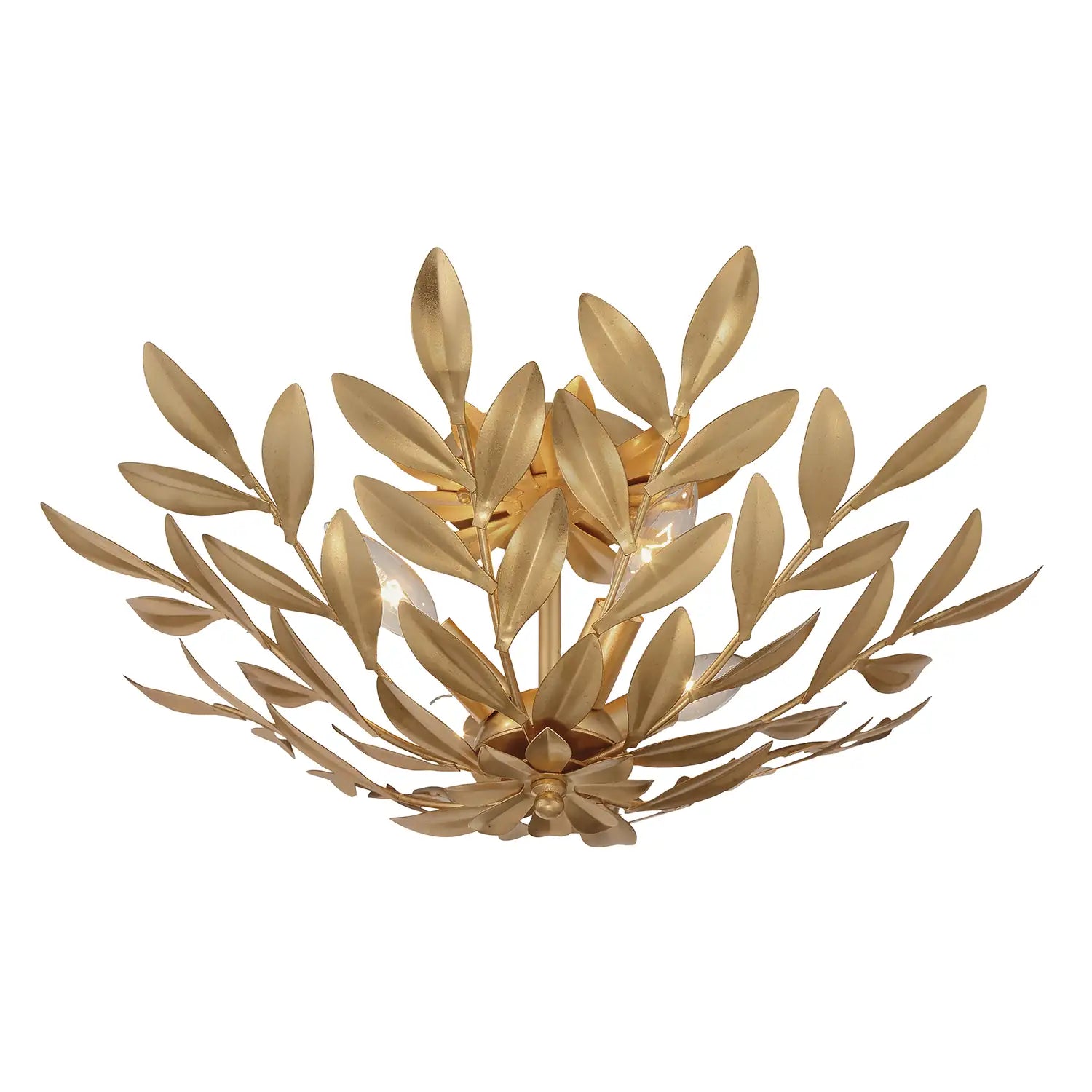 CRYSTORAMA, BROCHE SEMI FLUSH MOUNT, FLUSH MOUNT CEILING LIGHTS