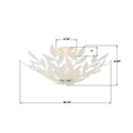 CRYSTORAMA, BROCHE SEMI FLUSH MOUNT, FLUSH MOUNT CEILING LIGHTS