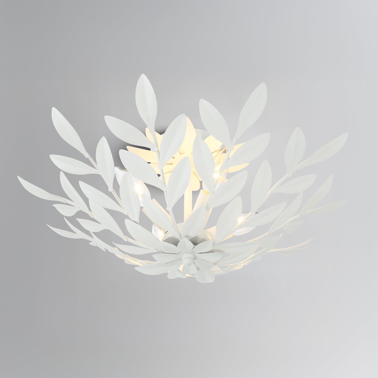 CRYSTORAMA, BROCHE SEMI FLUSH MOUNT, FLUSH MOUNT CEILING LIGHTS 
