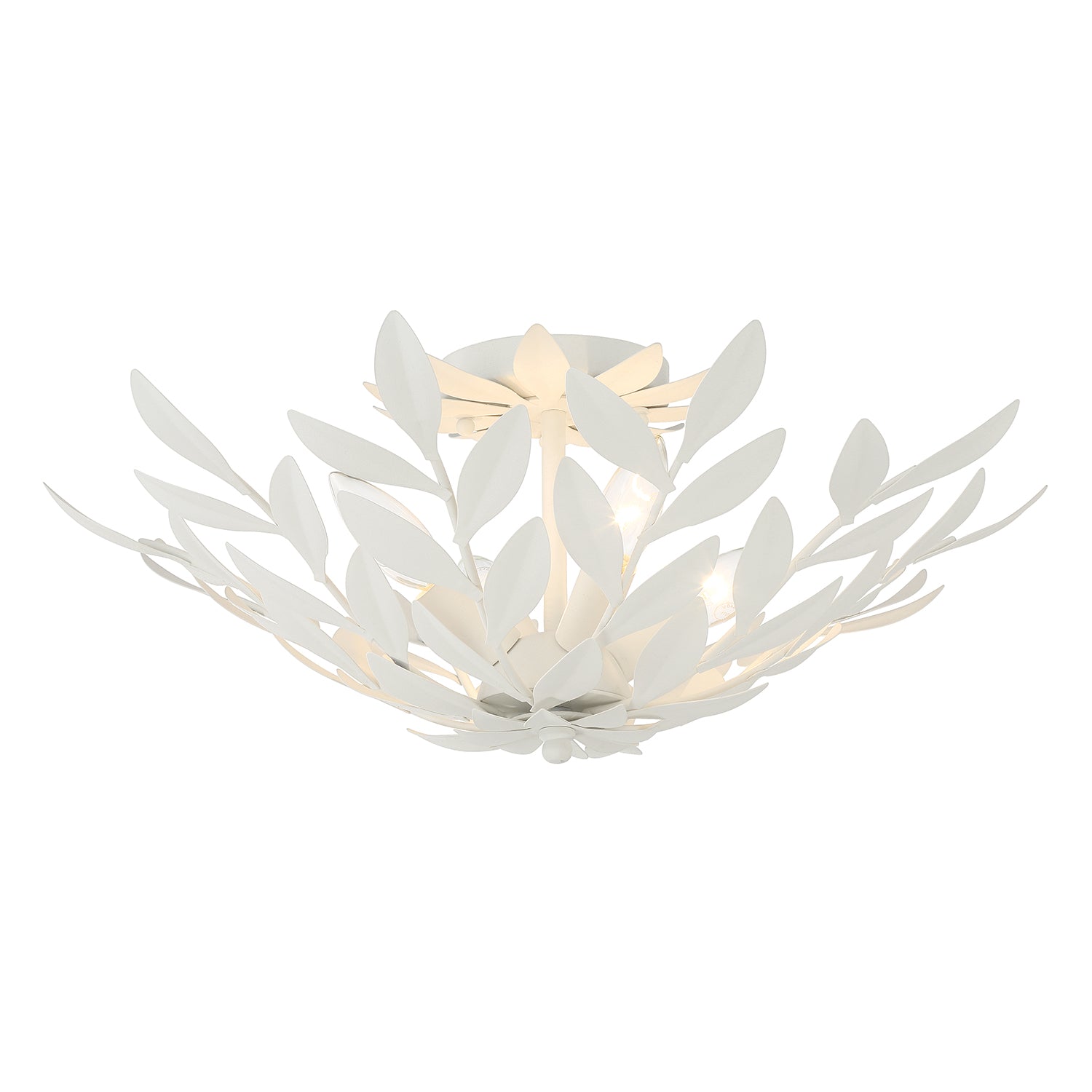 CRYSTORAMA, BROCHE SEMI FLUSH MOUNT, FLUSH MOUNT CEILING LIGHTS 