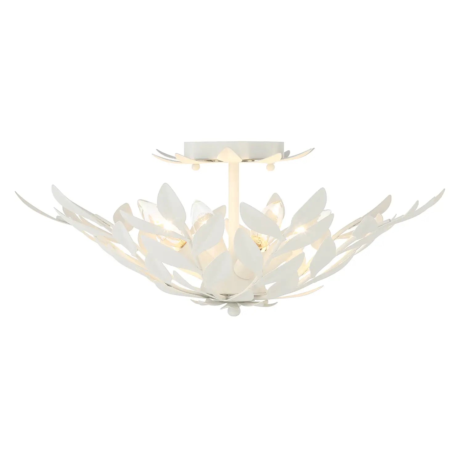 CRYSTORAMA, BROCHE SEMI FLUSH MOUNT, FLUSH MOUNT CEILING LIGHTS