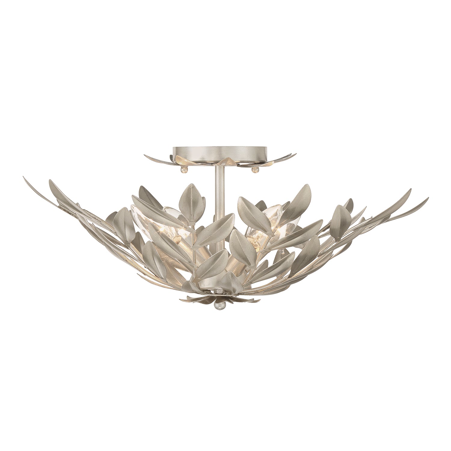 CRYSTORAMA, BROCHE SEMI FLUSH MOUNT, FLUSH MOUNT CEILING LIGHTS 