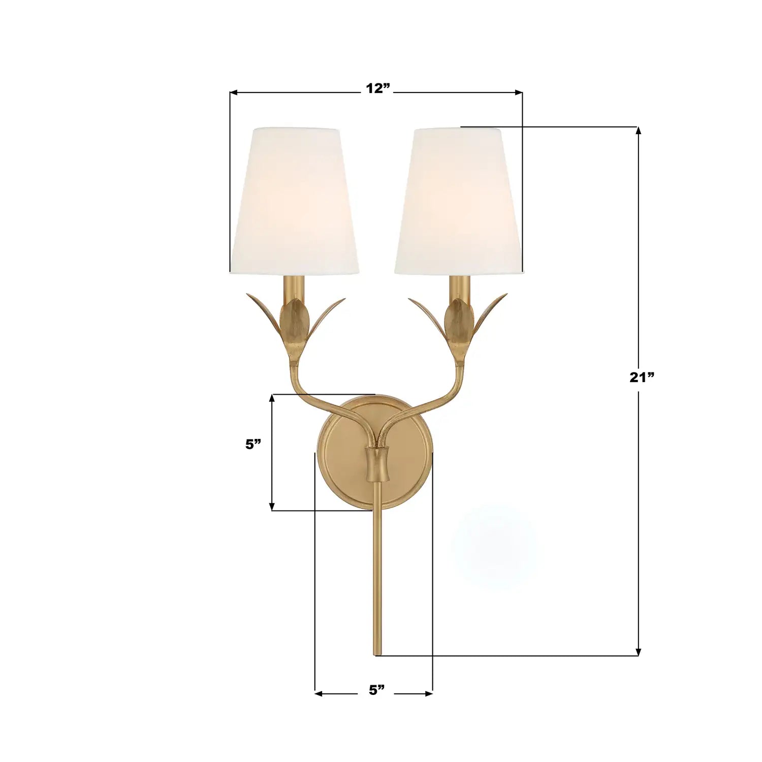 CRYSTORAMA, BROCHE SCONCE, WALL SCONCES