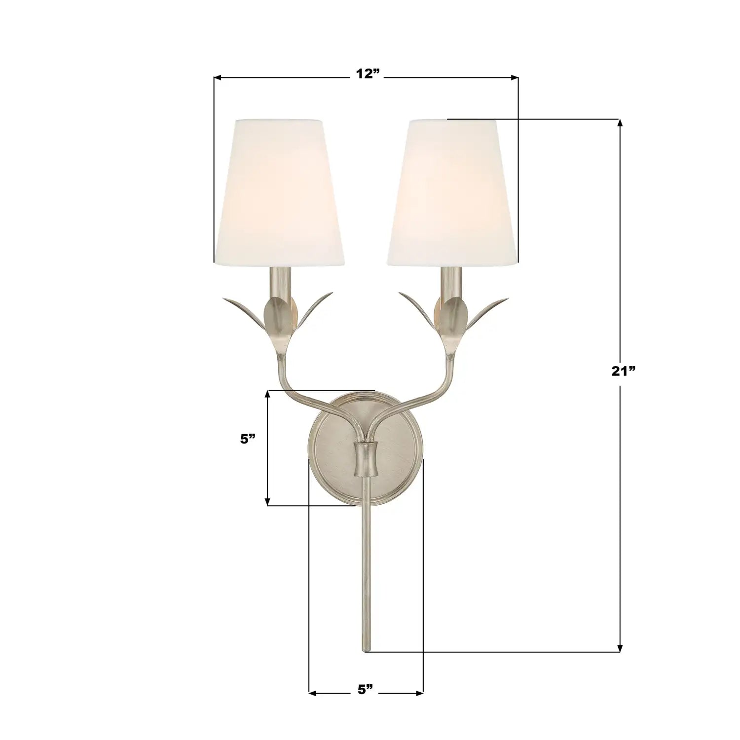 CRYSTORAMA, BROCHE SCONCE, WALL SCONCES