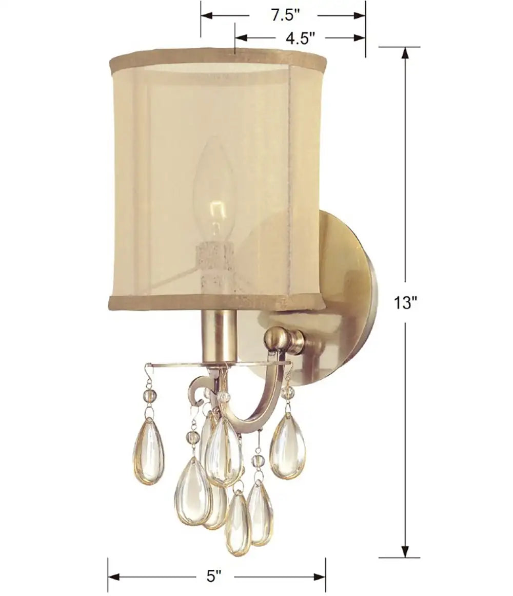 CRYSTORAMA, HAMPTON SCONCE, WALL SCONCES