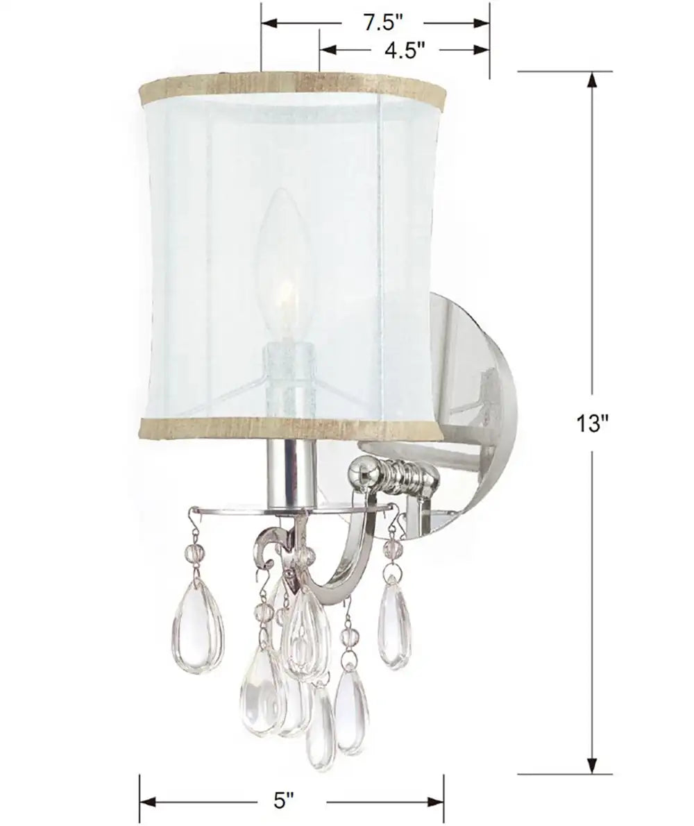 CRYSTORAMA, HAMPTON SCONCE, WALL SCONCES