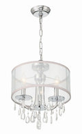CRYSTORAMA, HAMPTON DRUM SHADE CHANDELIER, CHANDELIER LIGHT