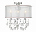 CRYSTORAMA, HAMPTON SEMI FLUSH MOUNT, FLUSH MOUNT CEILING LIGHTS