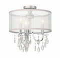 CRYSTORAMA, HAMPTON SEMI FLUSH MOUNT, FLUSH MOUNT CEILING LIGHTS