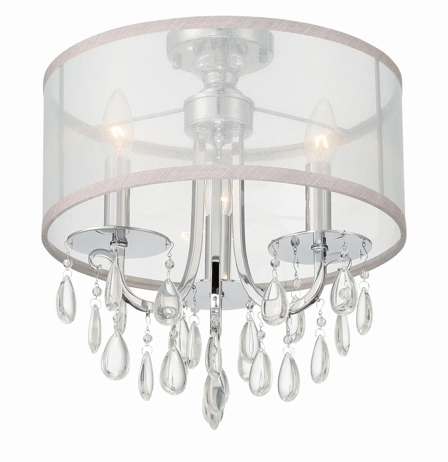 CRYSTORAMA, HAMPTON SEMI FLUSH MOUNT, FLUSH MOUNT CEILING LIGHTS