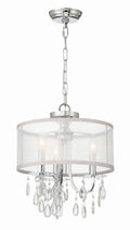 CRYSTORAMA, HAMPTON DRUM SHADE CHANDELIER, CHANDELIER LIGHT
