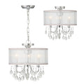 CRYSTORAMA, HAMPTON DRUM SHADE CHANDELIER, CHANDELIER LIGHT