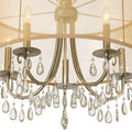 CRYSTORAMA, HAMPTON DRUM SHADE CHANDELIER, CHANDELIER LIGHT