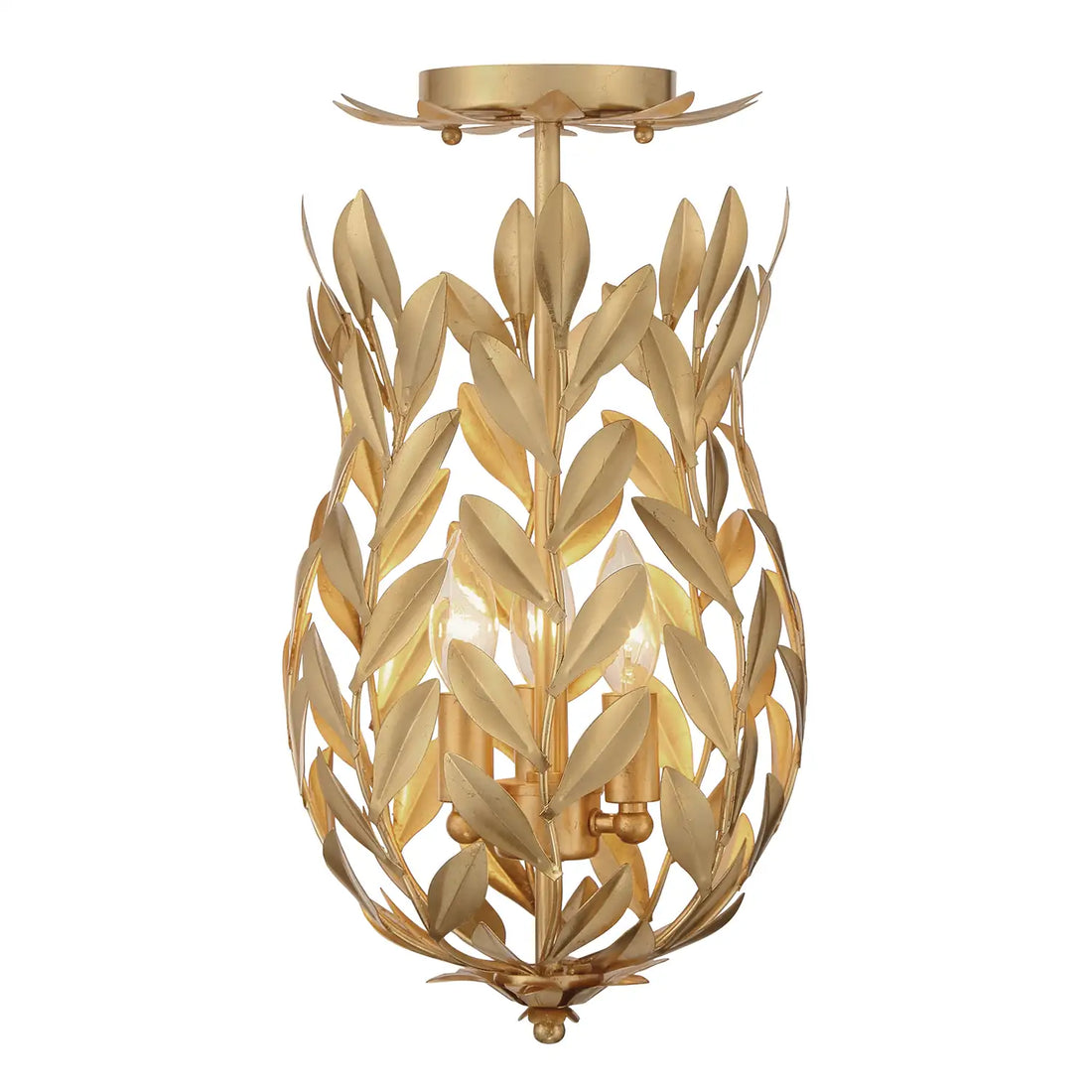 CRYSTORAMA, BROCHE SEMI FLUSH MOUNT, FLUSH MOUNT CEILING LIGHTS