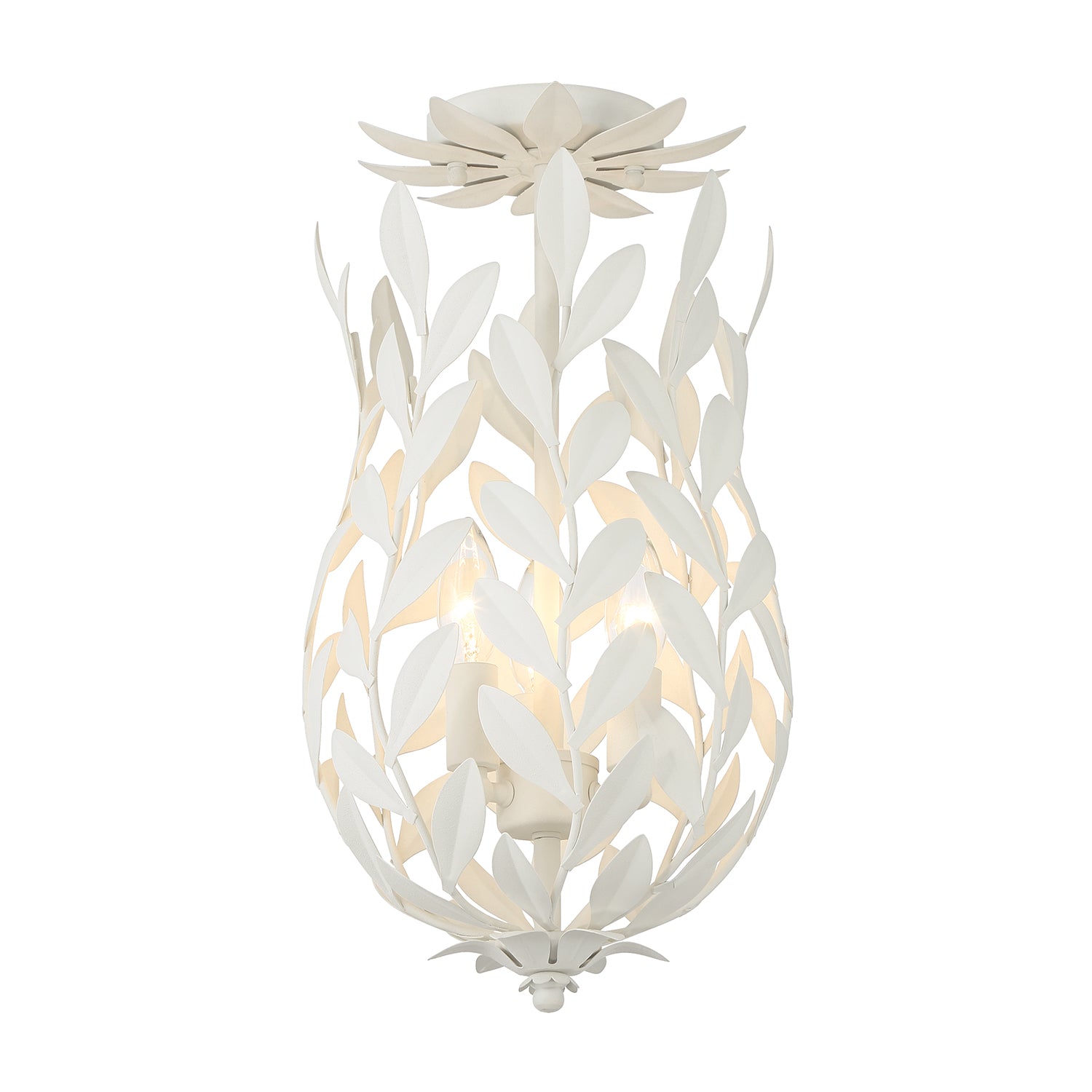 CRYSTORAMA, BROCHE SEMI FLUSH MOUNT, FLUSH MOUNT CEILING LIGHTS 