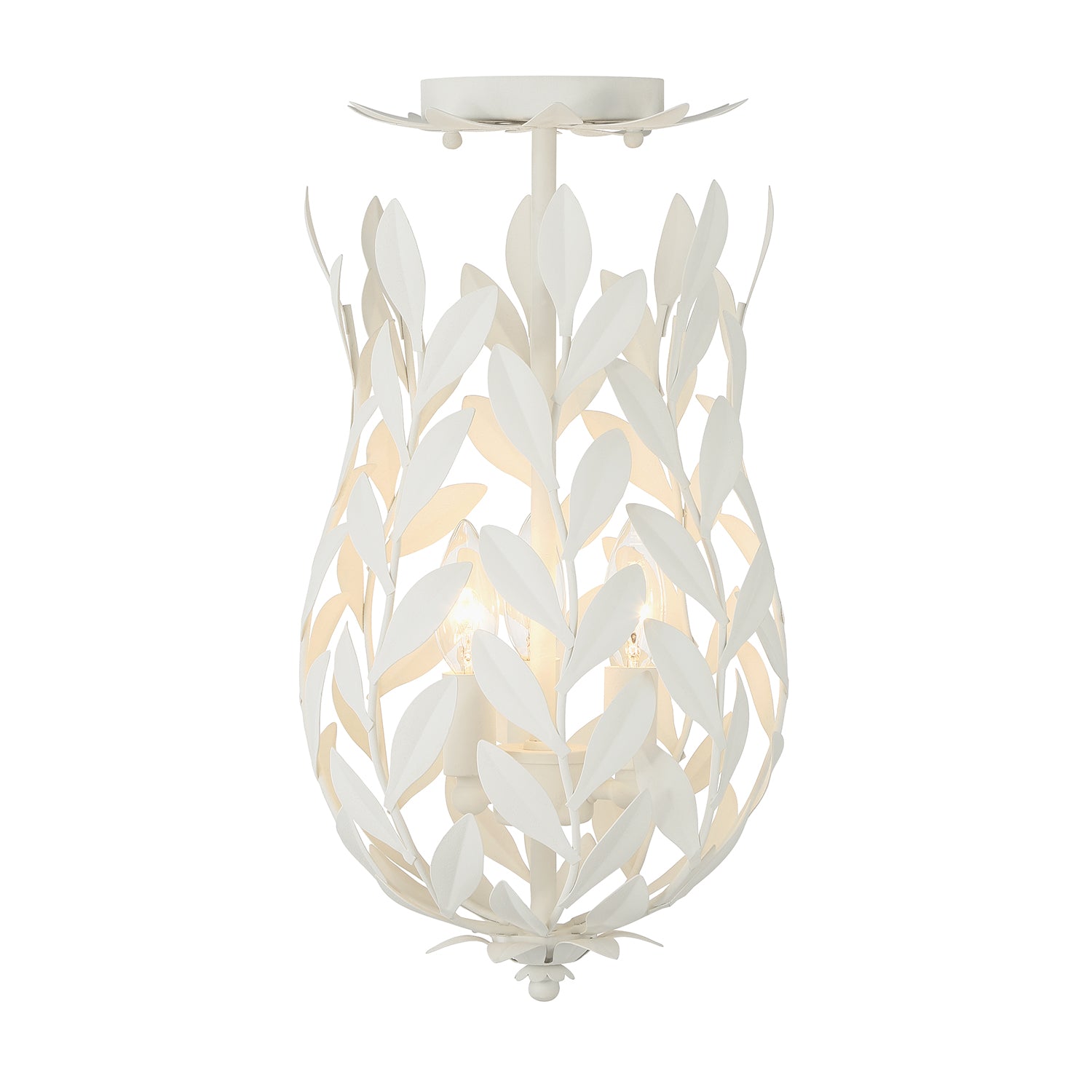 CRYSTORAMA, BROCHE SEMI FLUSH MOUNT, FLUSH MOUNT CEILING LIGHTS 