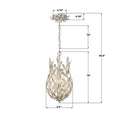 CRYSTORAMA, BROCHE 3 LIGHT MINI PENDANT, PENDANT LIGHT