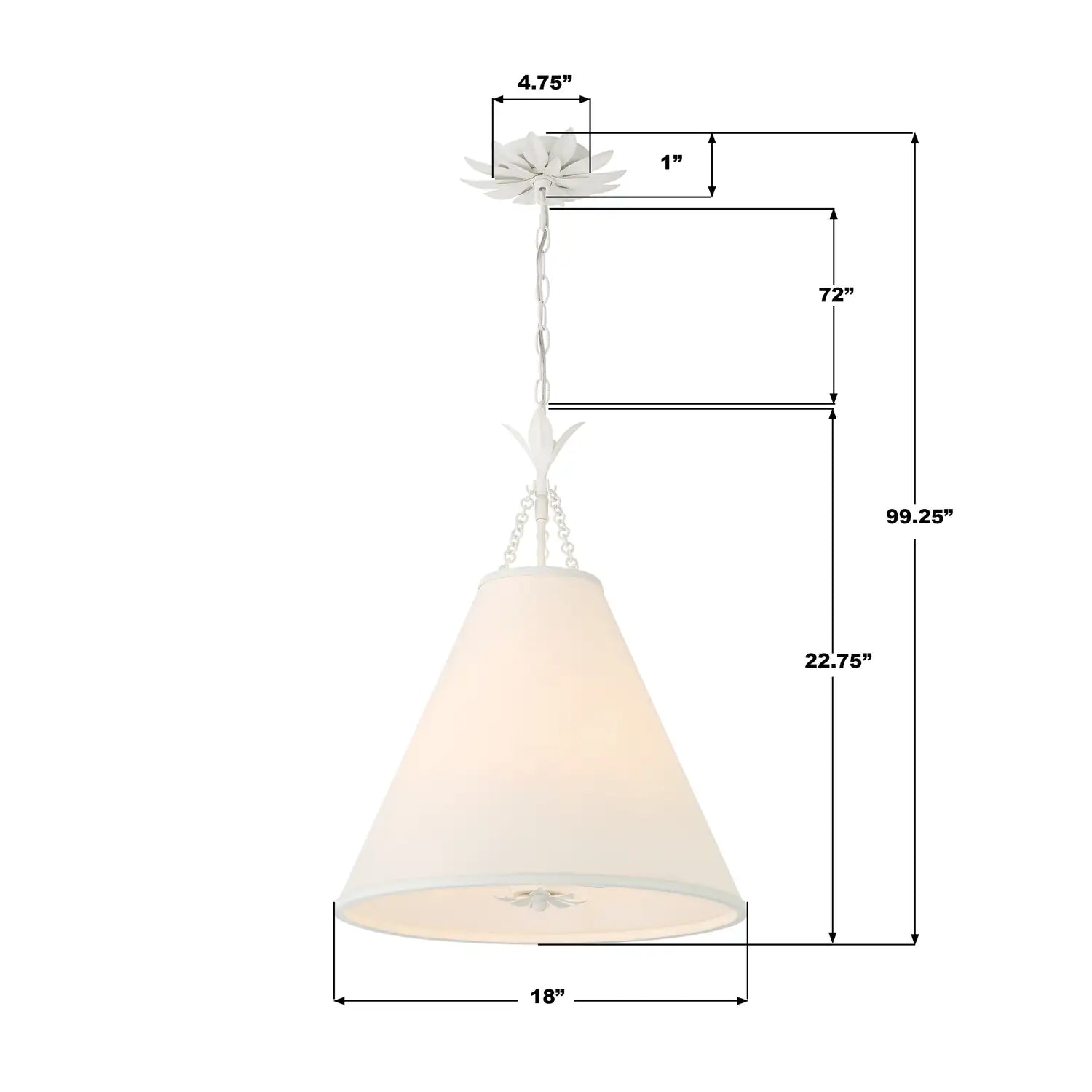 CRYSTORAMA, BROCHE 4 LIGHT MINI PENDANT, PENDANT LIGHT