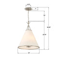 CRYSTORAMA, BROCHE 4 LIGHT MINI PENDANT, PENDANT LIGHT