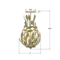 CRYSTORAMA, BROCHE SEMI FLUSH MOUNT, FLUSH MOUNT CEILING LIGHTS