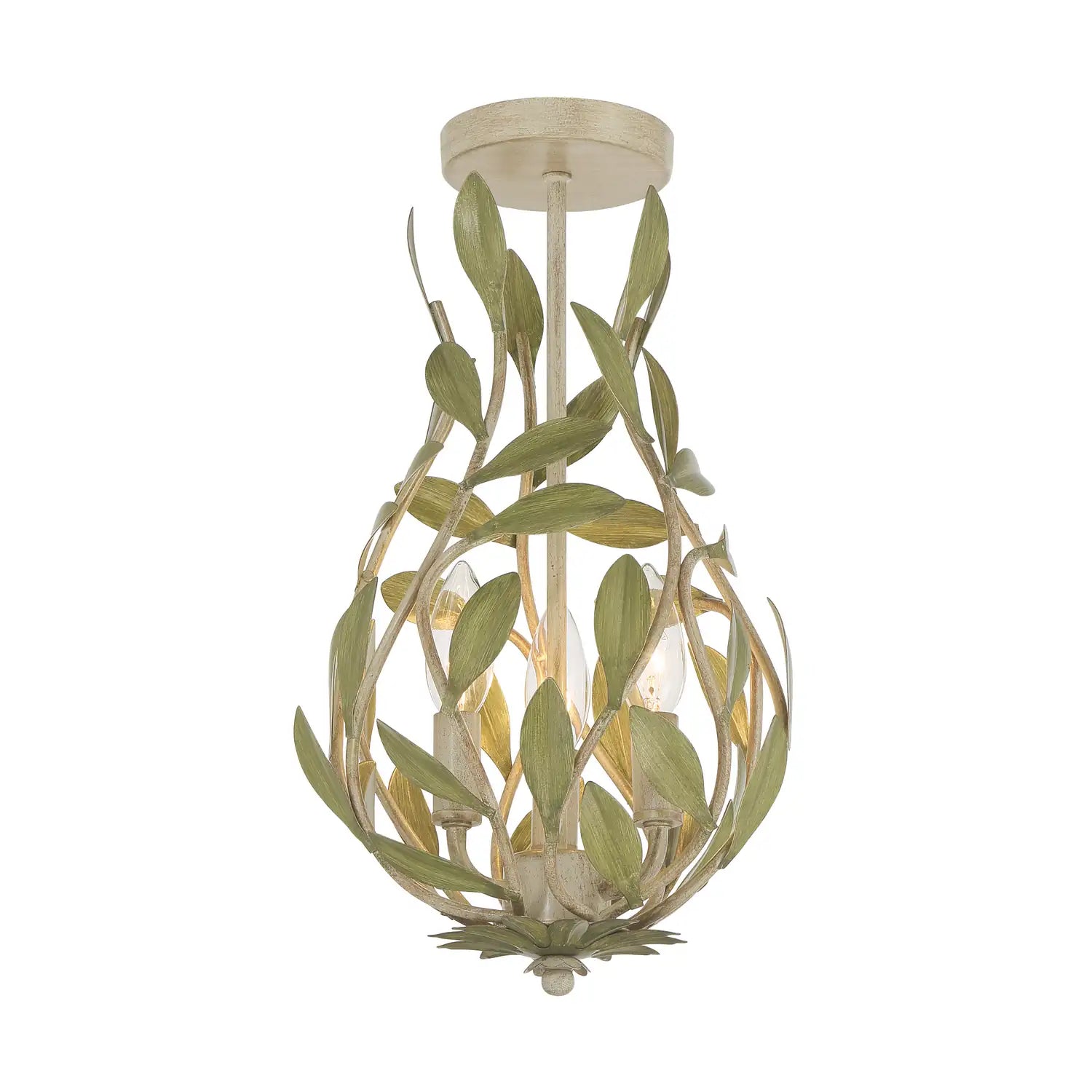 CRYSTORAMA, BROCHE SEMI FLUSH MOUNT, FLUSH MOUNT CEILING LIGHTS