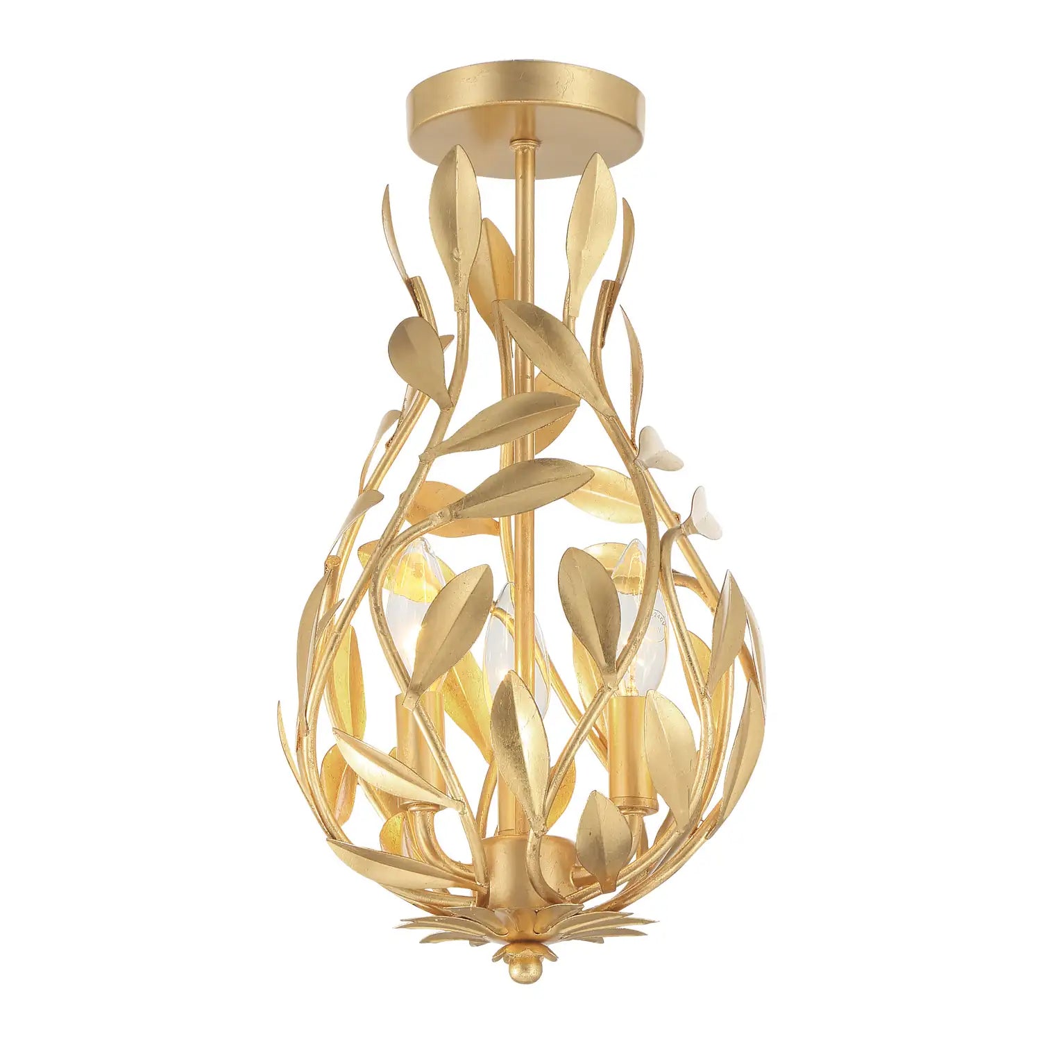 CRYSTORAMA, BROCHE SEMI FLUSH MOUNT, FLUSH MOUNT CEILING LIGHTS