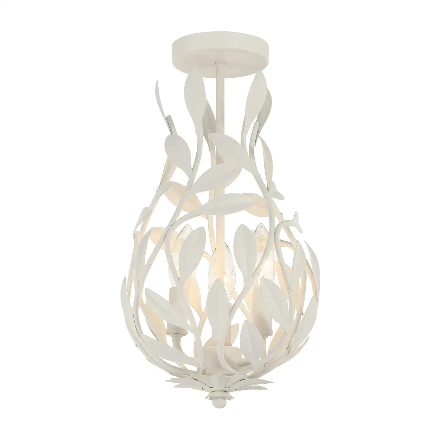CRYSTORAMA, BROCHE SEMI FLUSH MOUNT, FLUSH MOUNT CEILING LIGHTS