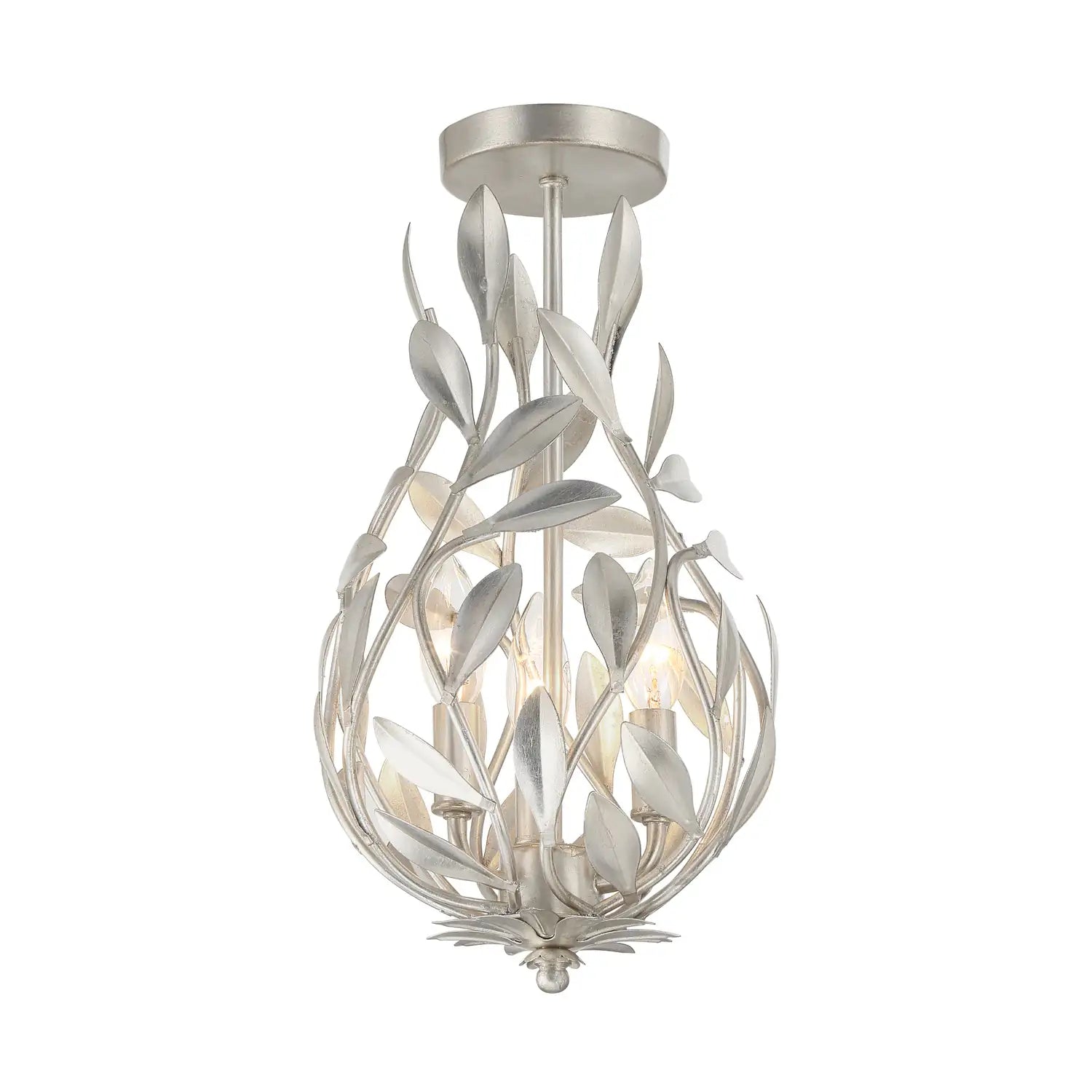 CRYSTORAMA, BROCHE SEMI FLUSH MOUNT, FLUSH MOUNT CEILING LIGHTS