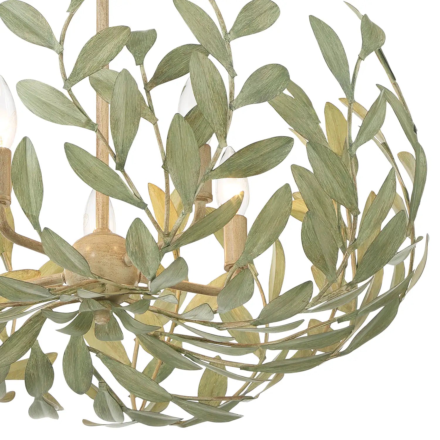 CRYSTORAMA, BROCHE CHAMPAGNE GREEN TEA CHANDELIER, CHANDELIER LIGHT