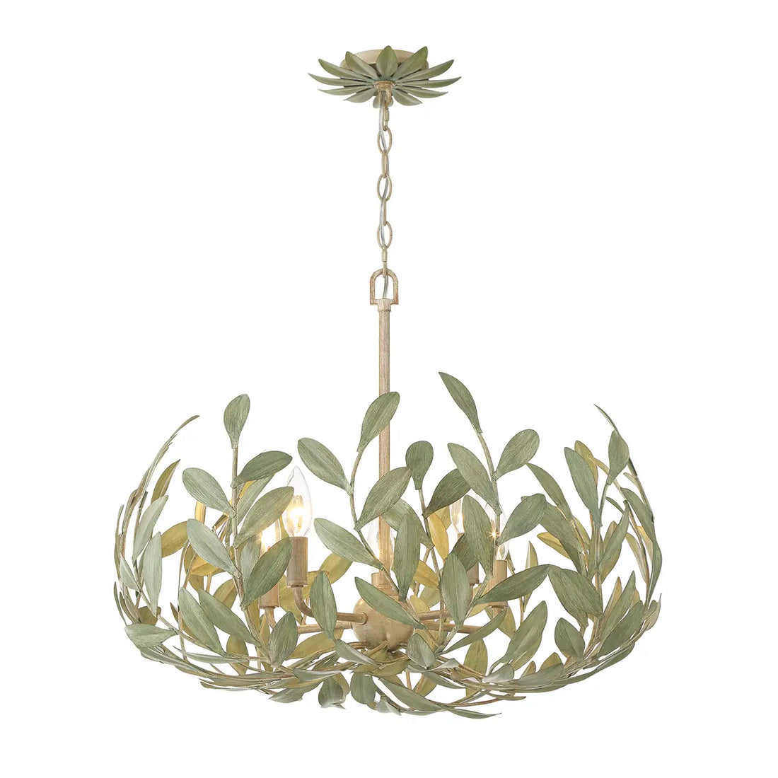 CRYSTORAMA, BROCHE CHAMPAGNE GREEN TEA CHANDELIER, CHANDELIER LIGHT