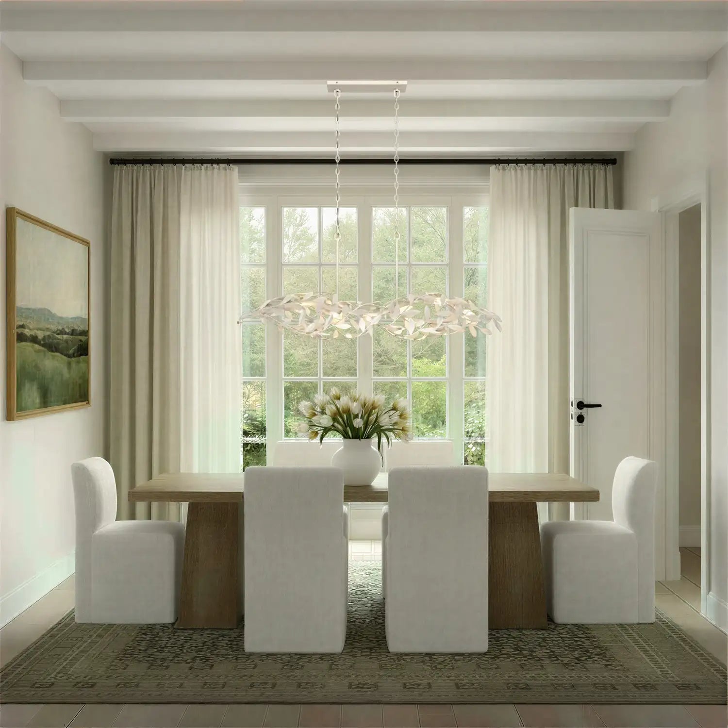CRYSTORAMA, BROCHE LINEAR CHANDELIER, CHANDELIER LIGHT