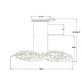 CRYSTORAMA, BROCHE LINEAR CHANDELIER, CHANDELIER LIGHT