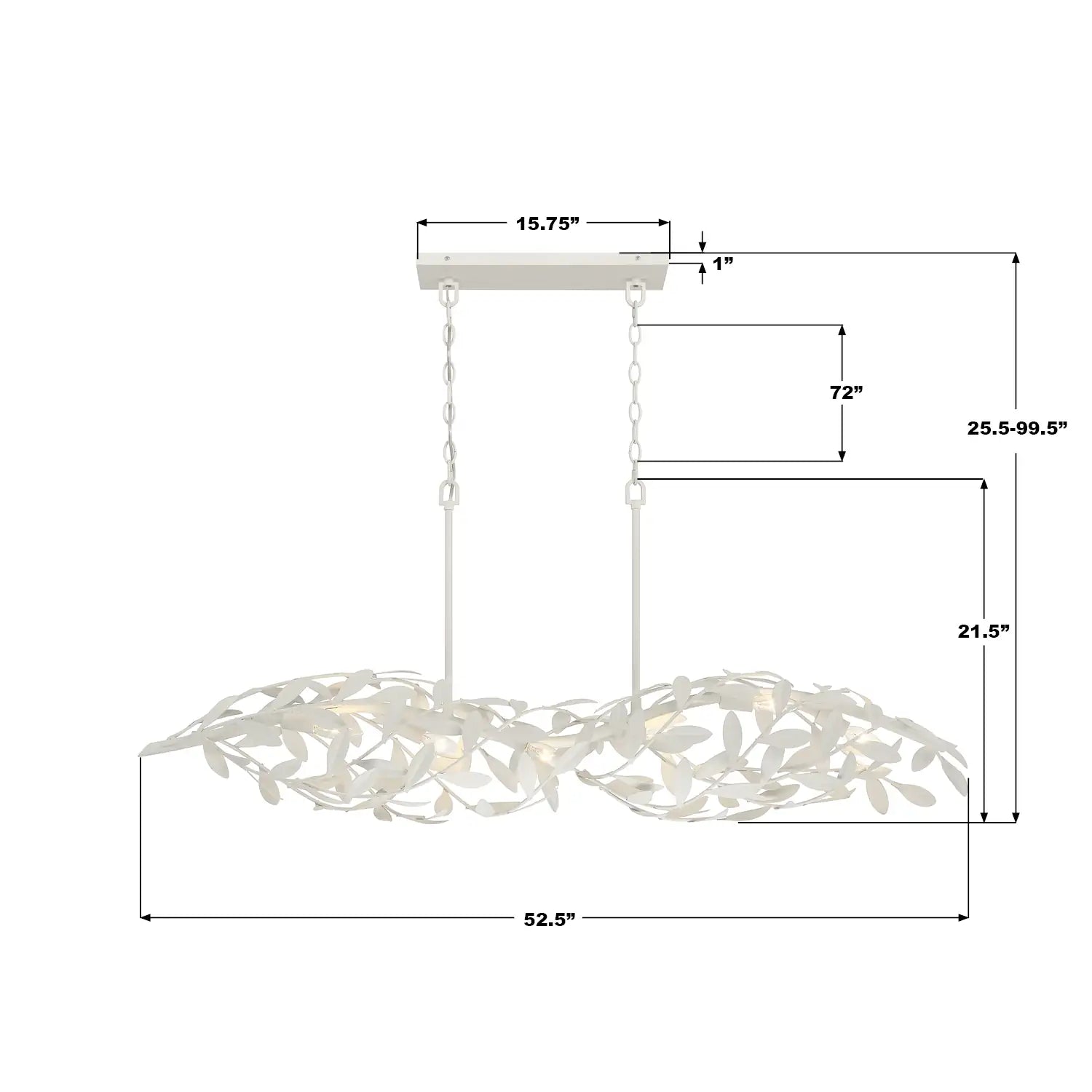 CRYSTORAMA, BROCHE LINEAR CHANDELIER, CHANDELIER LIGHT