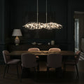 CRYSTORAMA, BROCHE LINEAR CHANDELIER, CHANDELIER LIGHT