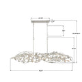 CRYSTORAMA, BROCHE LINEAR CHANDELIER, CHANDELIER LIGHT