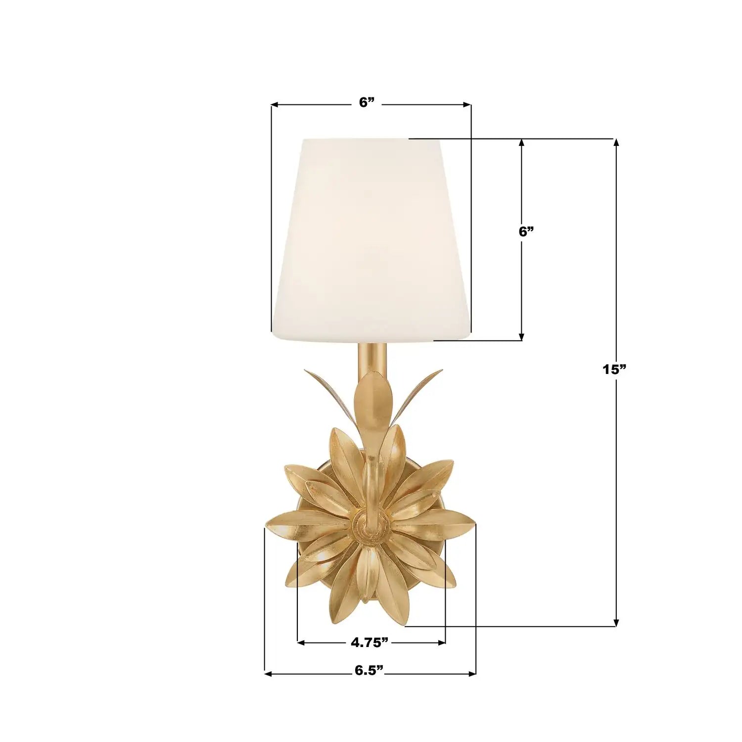 CRYSTORAMA, BROCHE SCONCE, WALL SCONCES