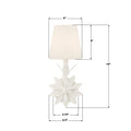 CRYSTORAMA, BROCHE SCONCE, WALL SCONCES