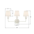 CRYSTORAMA, BROCHE BATHROOM VANITY, VANITY LIGHT