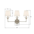 CRYSTORAMA, BROCHE BATHROOM VANITY, VANITY LIGHT